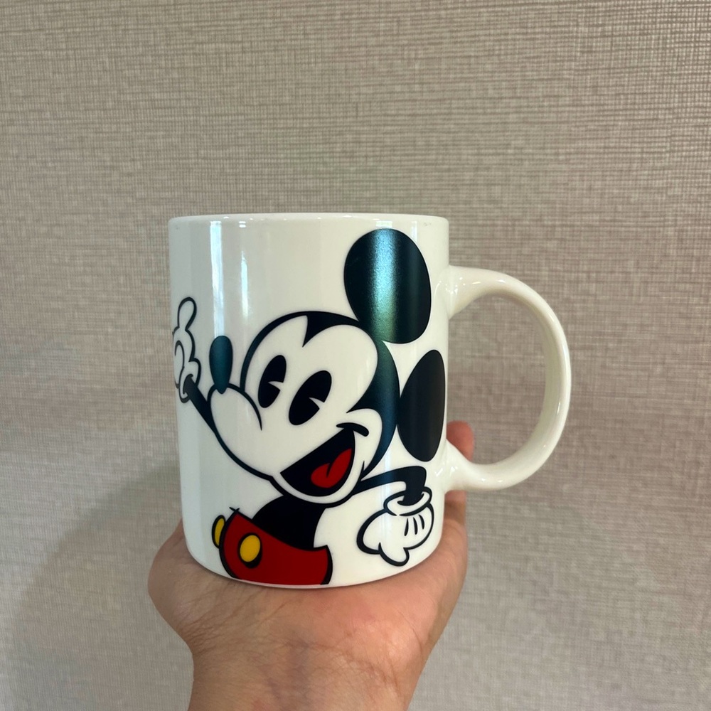 Disney Mickey Mouse Comic Character White Mug